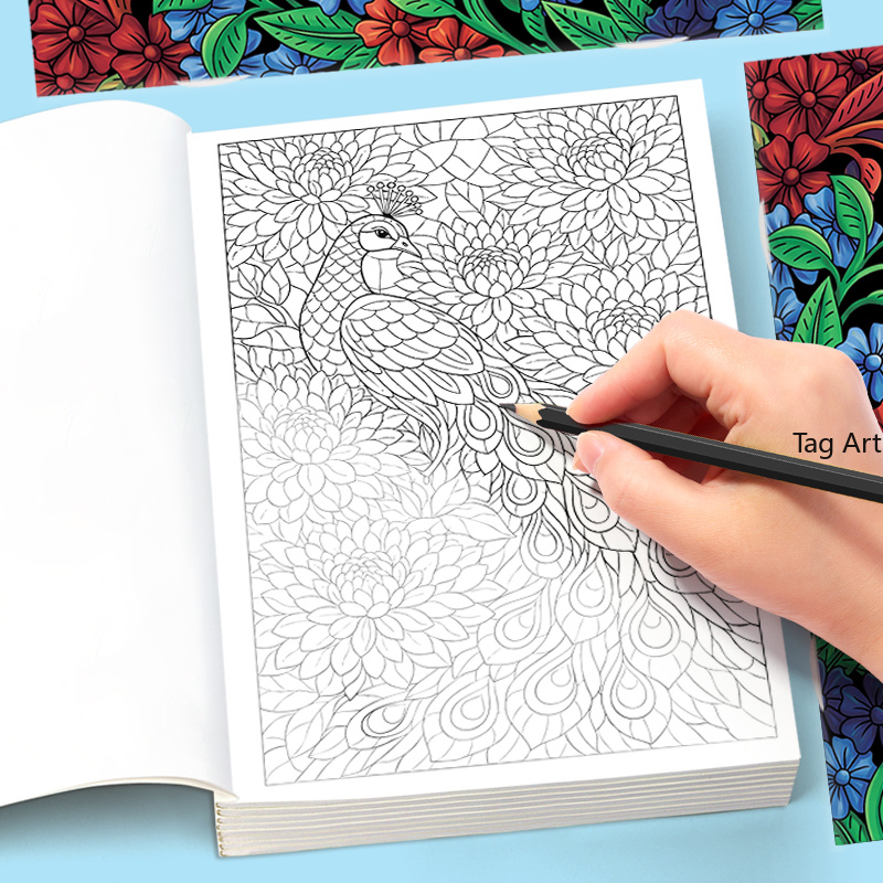 Adult Coloring Book Stress Relief - Libro de Colorear con Temática de