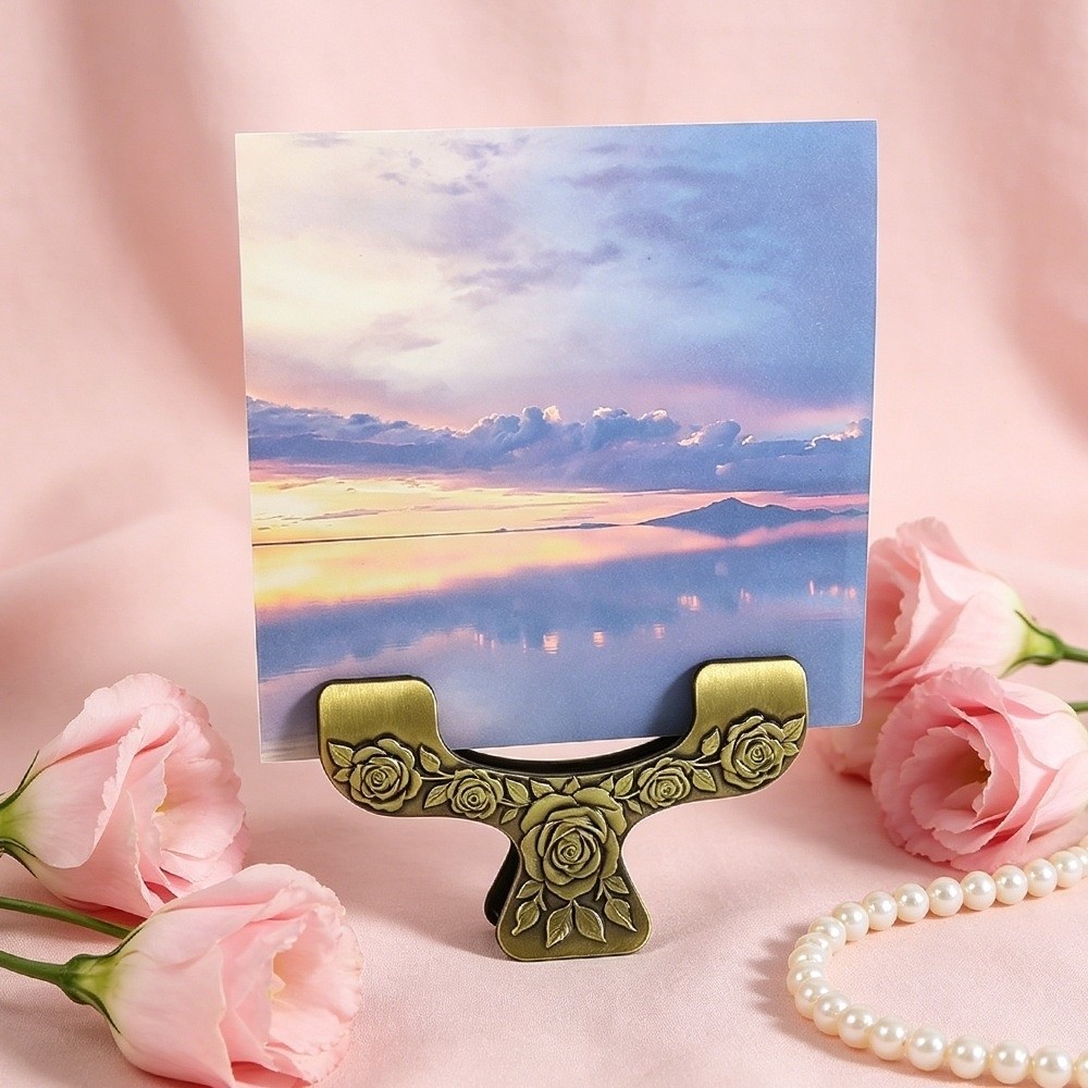 Stationery Books - Clips de Metal Tallados Vintage para