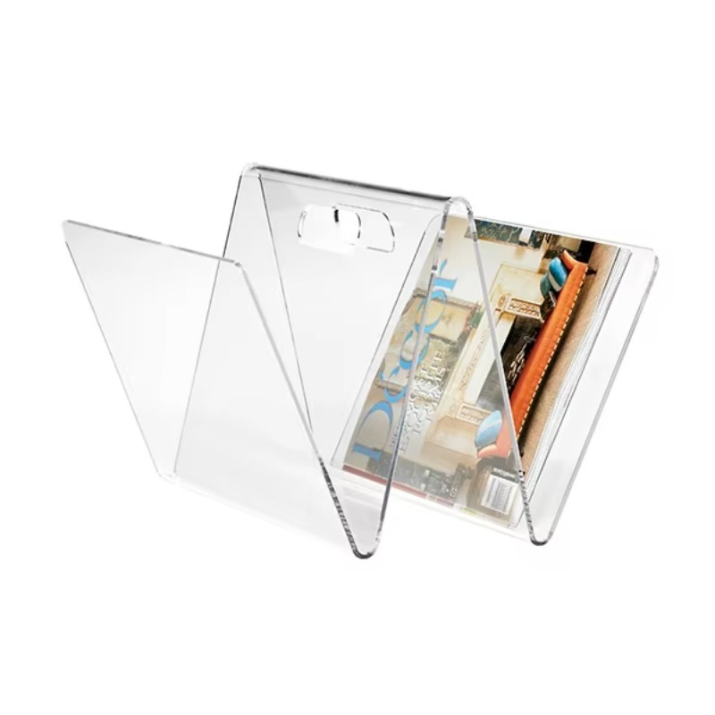 Clear Acrylic Book Stand Holder - Expositor de Revistas Transparente de Diseño