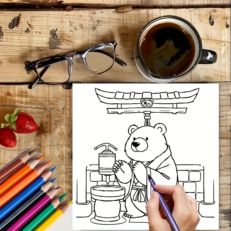 Libro para colorear de 28 pági - Adult Coloring Book Stress Relief reseña y precio