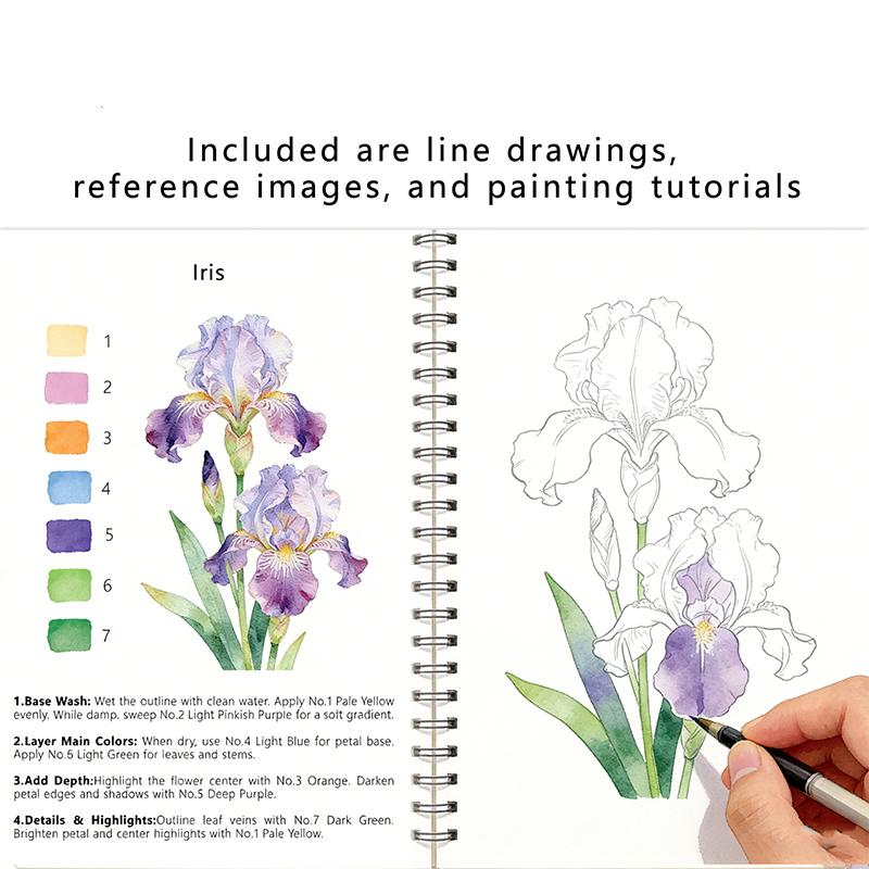 Cuaderno de acuarela con espir - Stationery Books reseña y precio