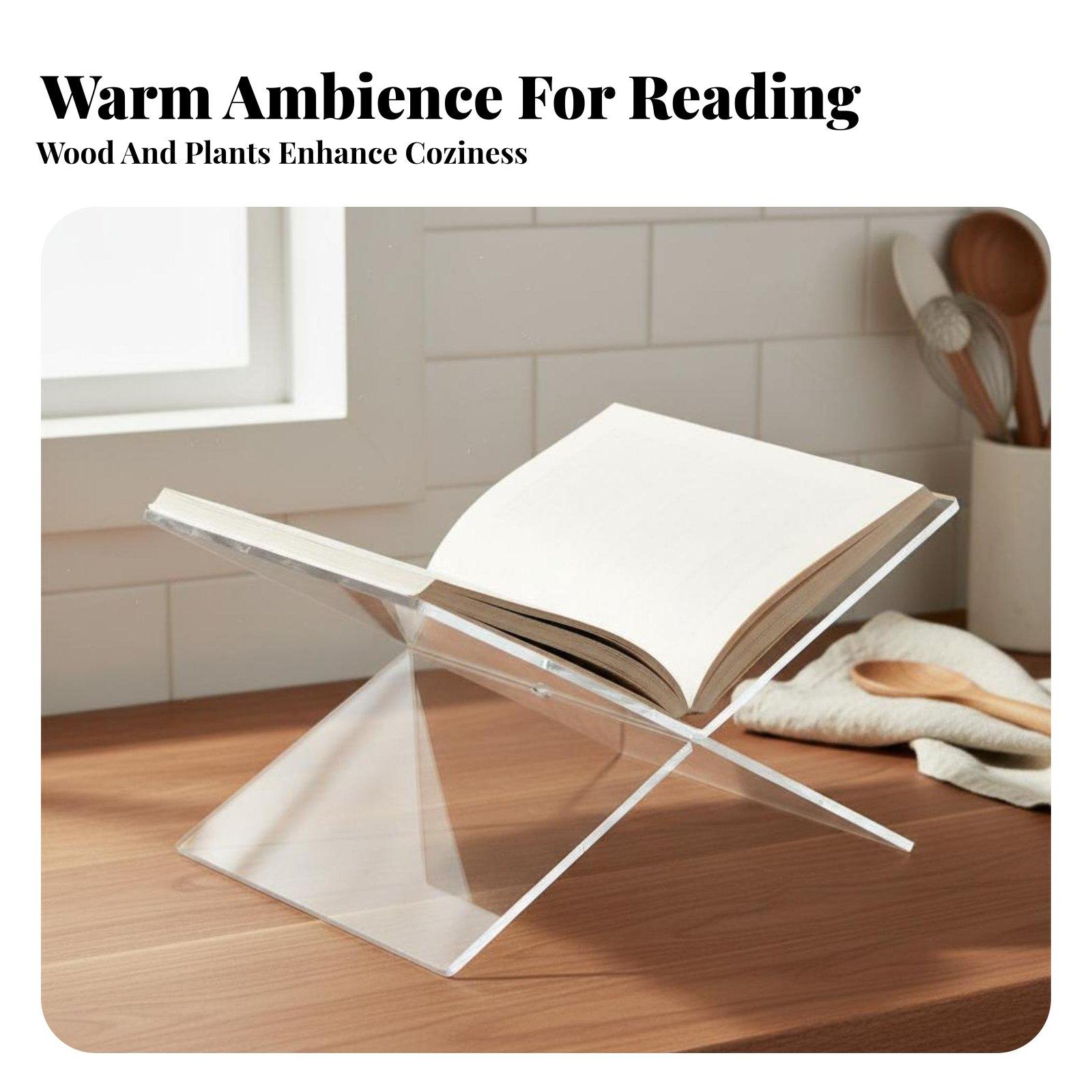 Soporte de Acrílico para Libro - Clear Acrylic Book Stand Holder reseña y precio